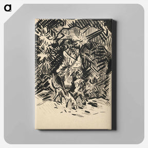 アートパネル-Hunter - アーノルド ピーター ワイズ クビンチャン Canvas.