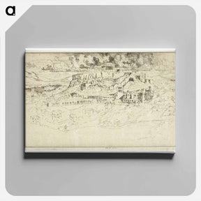 アートパネル-Athens from the Tomb of Philopotes
 - ジョセフ ペネル Canvas.