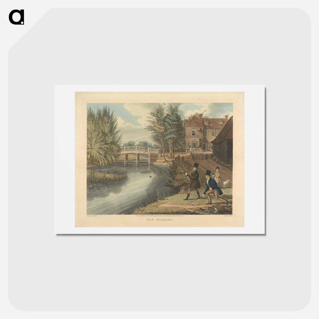 アートポストカード-Angling [a pair]: 1. Fly Fishing
 - イェール大学アートギャラリー Postcard.