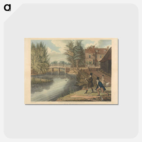 アートポストカード-Angling [a pair]: 1. Fly Fishing
 - イェール大学アートギャラリー Postcard.