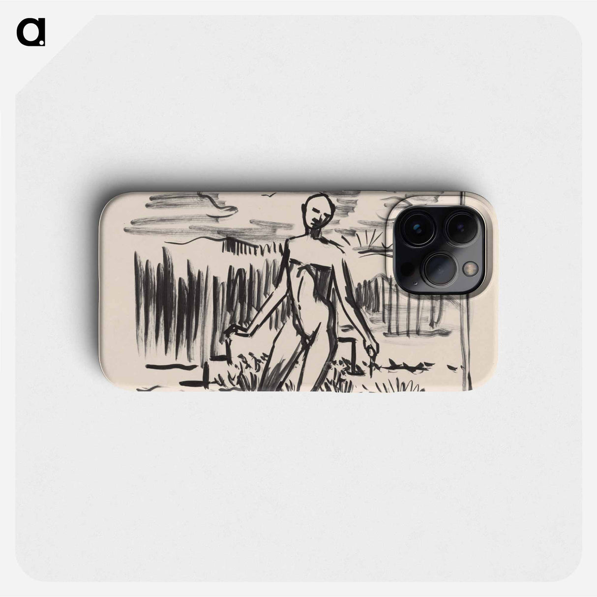 Bathing figure - アーノルド ピーター ワイズ クビンチャン Phone Case.