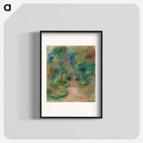 アートポスター-Two Figures on a Path
 - バーンズ・コレクション Poster.