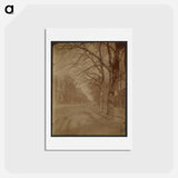 アートポストカード-Avenue de l'Observatoire, 14° Arrondissement
 - ウジェーヌ アジェ Postcard.