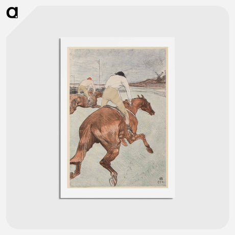 アートポストカード-Woman in Bed, Profile - アンリ ド トゥールーズ ロートレック Postcard.