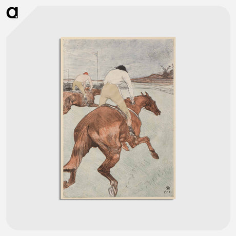 アートポストカード-Woman in Bed, Profile - アンリ ド トゥールーズ ロートレック Postcard.