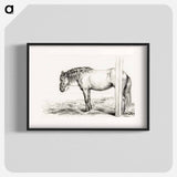 Standing horse - ジャン ベルナール Poster.