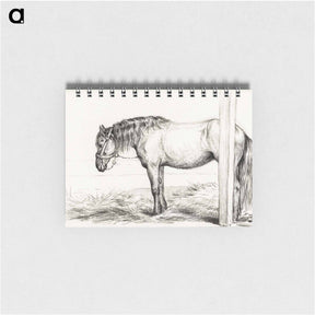 アートメモ帳-Standing horse - ジャン ベルナール Memo.