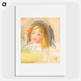 Child with Blond Hair - Pierre-Auguste Renoir Poster.