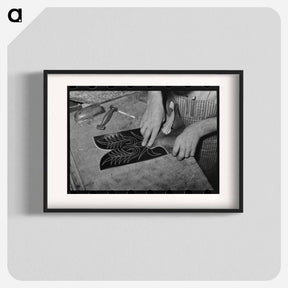 アートポスター-Bootmaking Shop
 - ラッセル リー Poster.