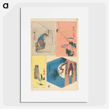 アートポスター-Famous Views of Edo
 - 歌川 広重 Poster.