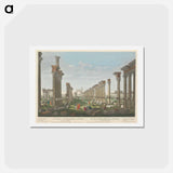 アートポストカード-The Remains of the Great Temple in Palmira seen from the West
 - イェール大学アートギャラリー Postcard.