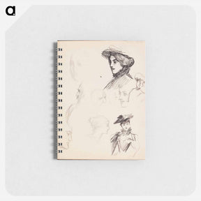 アートメモ帳-(unknown) part of a sketchbook - アルバート エーデルフェルト Memo.