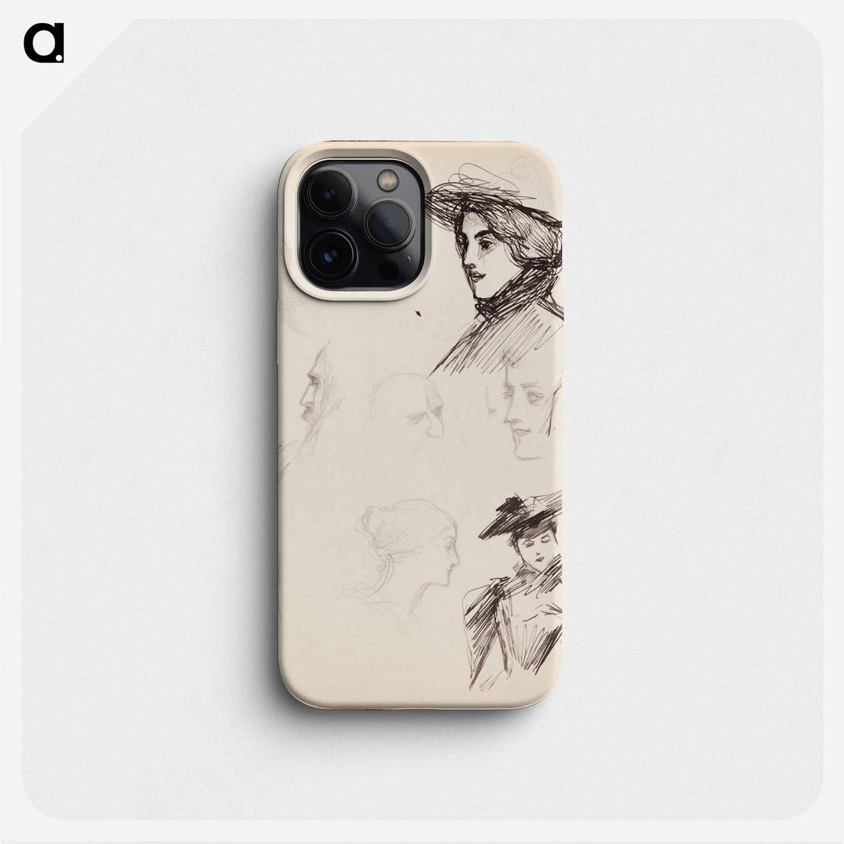 (unknown) part of a sketchbook - アルバート エーデルフェルト Phone Case.