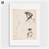 (unknown) part of a sketchbook - アルバート エーデルフェルト Poster.