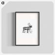 アートポスター-Wild European Reindeer
 - 大英図書館 Poster.