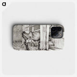 Standing cow - ジャン ベルナール Phone Case.