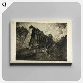 アートパネル-Coal—The Great Incline, Breaker, Mahanoy City
 - ジョセフ ペネル Canvas.