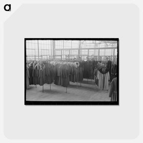 アートポストカード-Hightstown Garment Factory Coats
 - ラッセル リー Postcard.