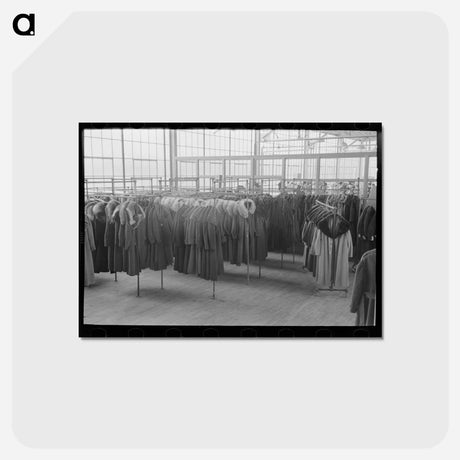 アートポストカード-Hightstown Garment Factory Coats
 - ラッセル リー Postcard.