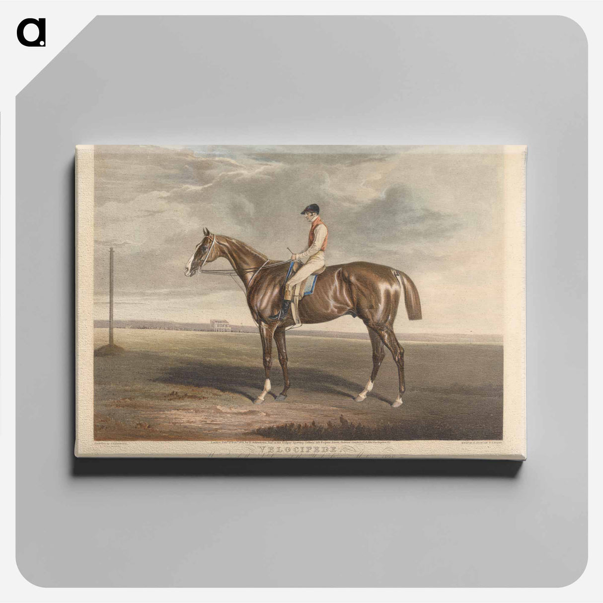 アートパネル-Velocipede. Winner of the St. Leger at the York Spring Meeting.
 - イェール大学アートギャラリー Canvas.