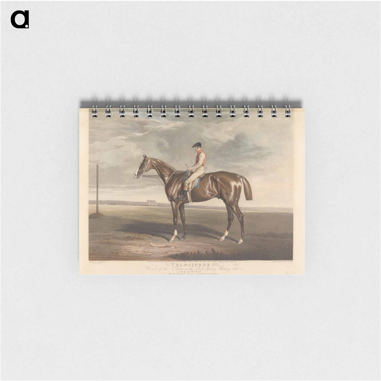 アートメモ帳-Velocipede. Winner of the St. Leger at the York Spring Meeting.
 - イェール大学アートギャラリー Memo.