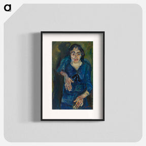 アートポスター-Woman in Blue
 - バーンズ・コレクション Poster.