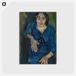 アートポストカード-Woman in Blue
 - バーンズ・コレクション Postcard.