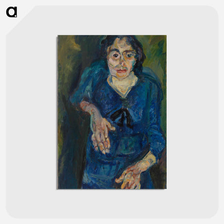 アートポストカード-Woman in Blue
 - バーンズ・コレクション Postcard.