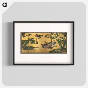 アートポスター-Peacocks and Bamboo
 - クリーブランド美術館 Poster.