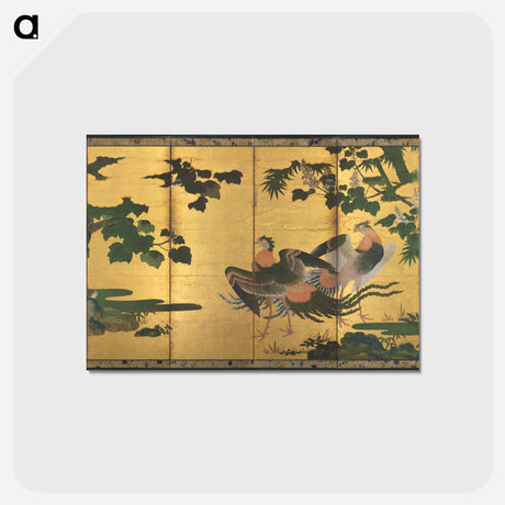 アートポストカード-Peacocks and Bamboo
 - クリーブランド美術館 Postcard.