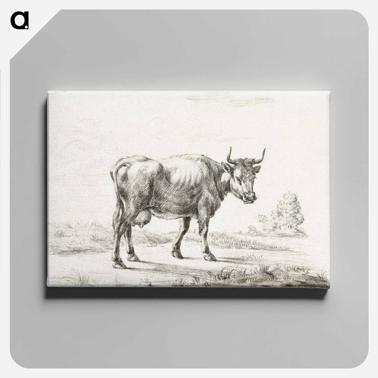 アートパネル-Cow - ジャン ベルナール Canvas.