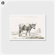 アートポストカード-Cow - ジャン ベルナール Postcard.