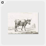 アートポストカード-Cow - ジャン ベルナール Postcard.