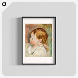 Baby's Head - Pierre-Auguste Renoir Poster.