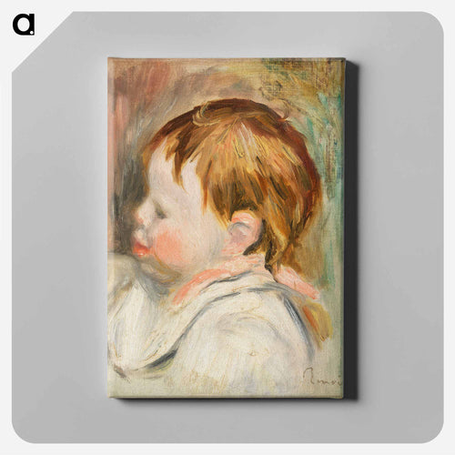Baby's Head - Pierre-Auguste Renoir Canvas.