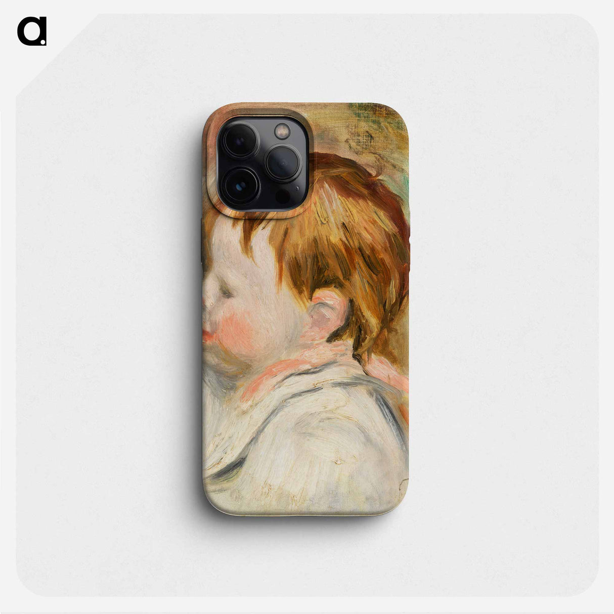 Baby's Head - Pierre Auguste Renoir Phone Case.