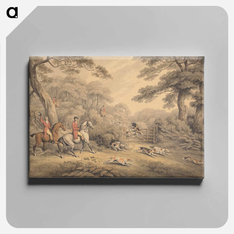 アートパネル-Foxhunting: Breaking Cover
 - イェール大学アートギャラリー Canvas.
