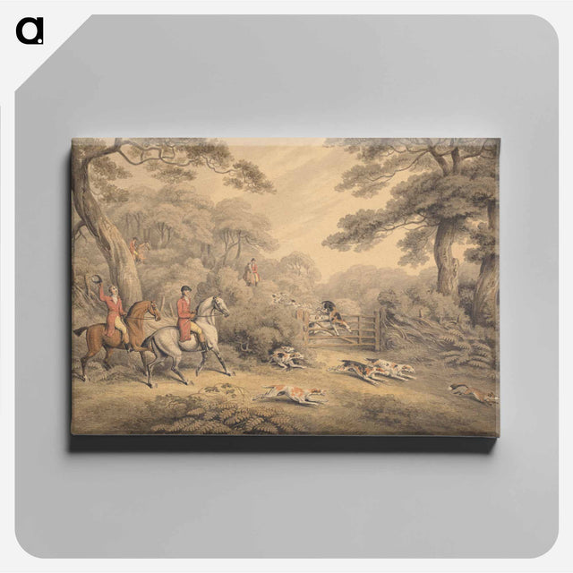 アートパネル-Foxhunting: Breaking Cover
 - イェール大学アートギャラリー Canvas.