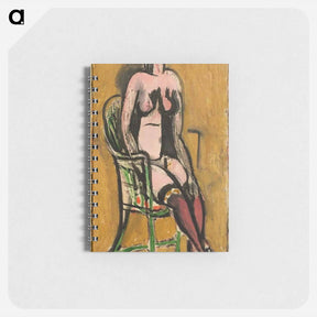 アートメモ帳-Seated Nude with Violet Stockings - アンリ マティス Memo.