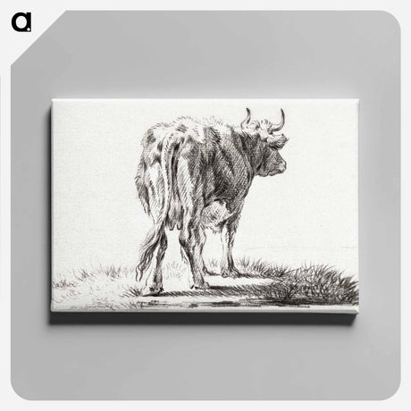 アートパネル-Standing cow - ジャン ベルナール Canvas.