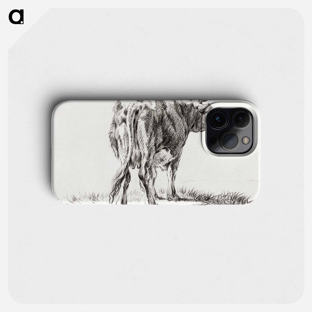Standing cow - ジャン ベルナール Phone Case.