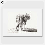 Standing cow - ジャン ベルナール Poster.