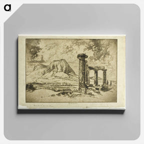 アートパネル-Acro-Corinth from Corinth
 - ジョセフ ペネル Canvas.