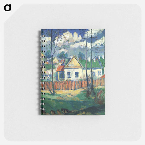 Spring Landscape with a Cottage - カジミール マレーヴィチ Memo.