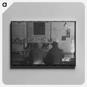 アートパネル-Barber Pole, Williston, North Dakota
 - ラッセル リー Canvas.