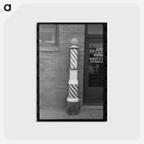 アートポストカード-Barber Pole, Williston, North Dakota
 - ラッセル リー Postcard.