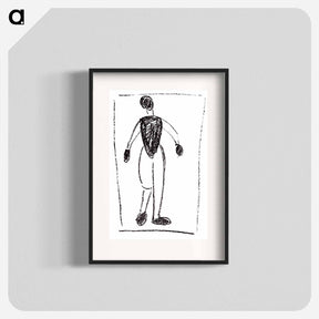 アートポスター-Standing figure - カジミール マレーヴィチ Poster.