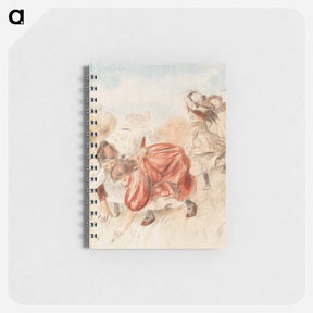 アートメモ帳-Children Playing Ball - ピエール オーギュスト ルノワール Memo.