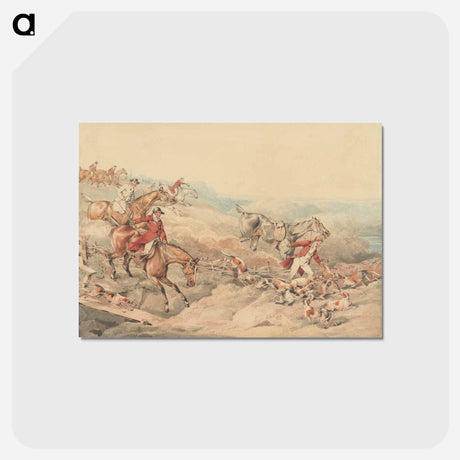 アートポストカード-Foxhunting: The Death
 - イェール大学アートギャラリー Postcard.