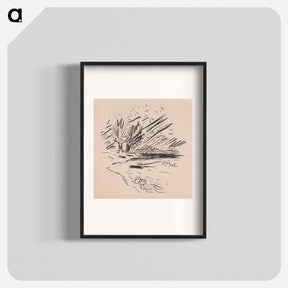 アートポスター-Landscape with a river - アーノルド ピーター ワイズ クビンチャン Poster.